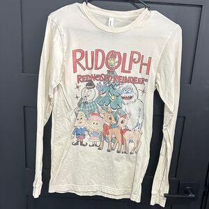 Rudolph the Red-Nosed Reindeer Kids Cream Shirt